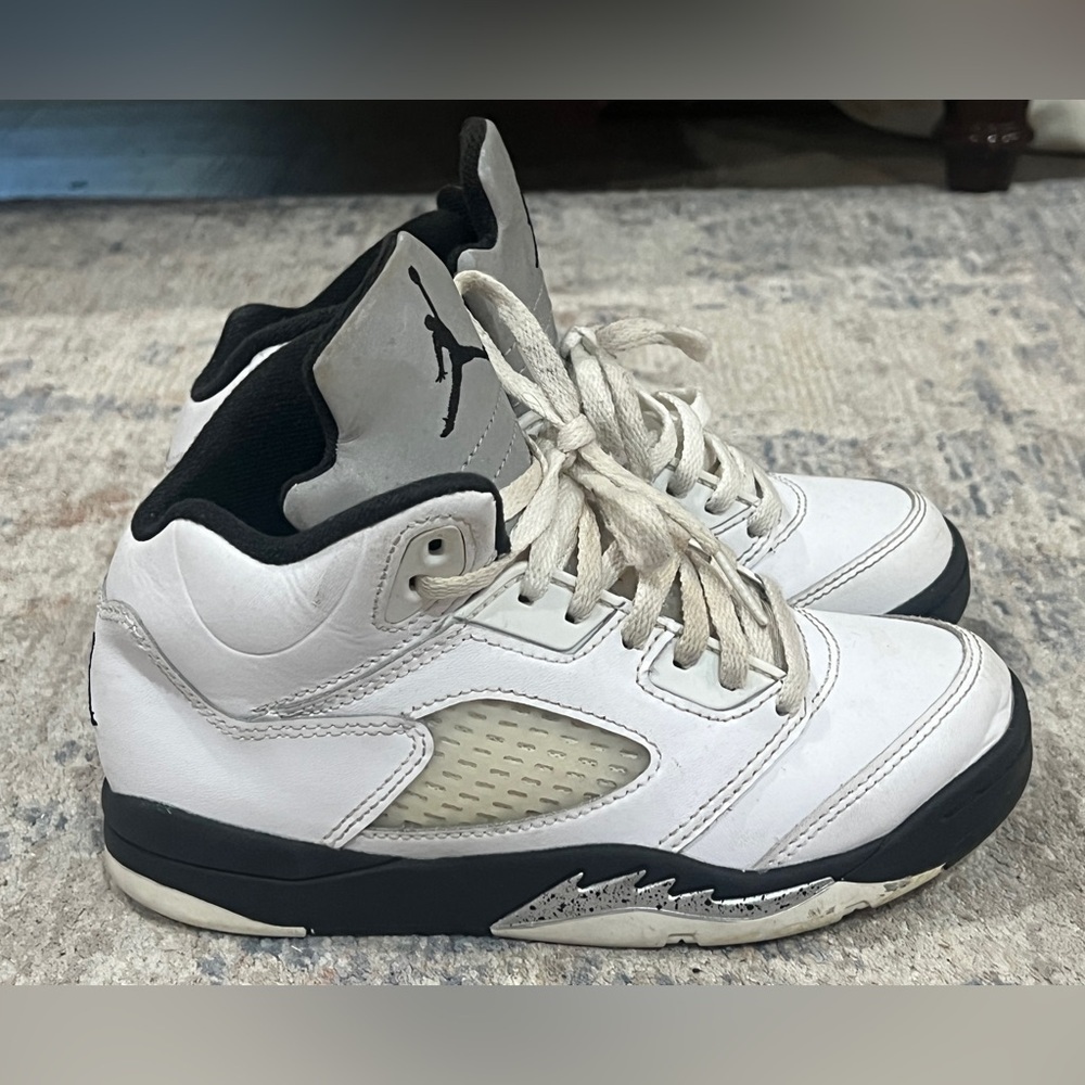 Air Jordan JORDAN 5 RETRO 'WHITE BLACK' - Picture 4 of 8